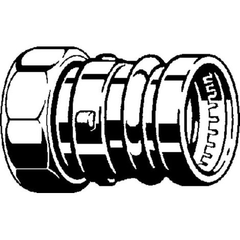 Viega Profipress Sanpress XL-Raccord de connexion, G 31/2, d 88,9mm Bronze rouge modèle 2263XL, 365134 (1/3)