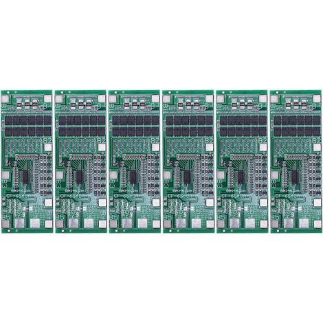 Carte de protection pour batterie lithium-ion 6 cellules 24 V 6 cellules 40 A 18650, PCB BMS pour éclairage solaire avec fonction d'équilibrage, compatible avec les vélos et scooters électriques. (1/5)