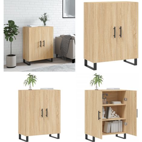 Sideboard Sonoma-Eiche 69,5x34x90 cm Holzwerkstoff - Sideboard - Sideboards - Home & Living (1/5)