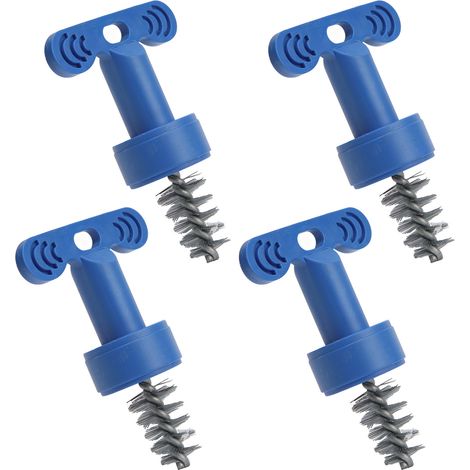 Brosse Nettoyante Batterie Auto 4 Pièces Poignée en T Protection Antipoussière Antirouille Outil à Main pour Entretien (1/5)