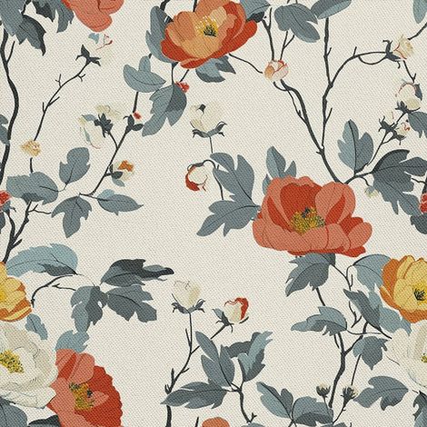 Tissu d'ameublement extérieur Oxford - Motif Féminin  DX10542 (1/5)