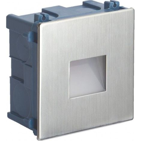 Spot encastré façade LED 1W argent IP65 SU-MA MR05 (1/4)