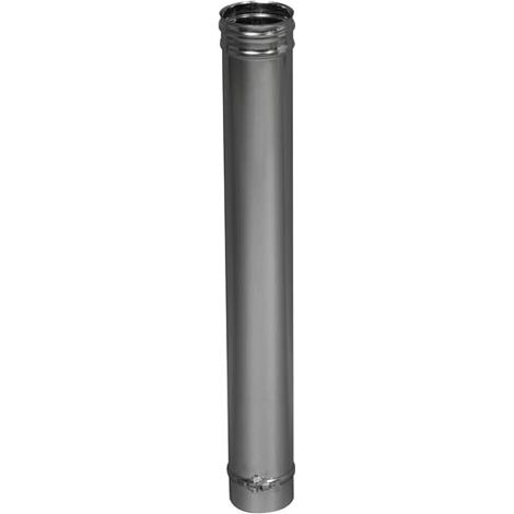 Tuyau inox 316 100 cm Ø180 6/10 + bride