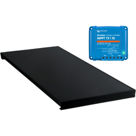 PACK ANTARION Panneau solaire ALL BLACK 130W + VICTRON Régulateur MPPT 10A