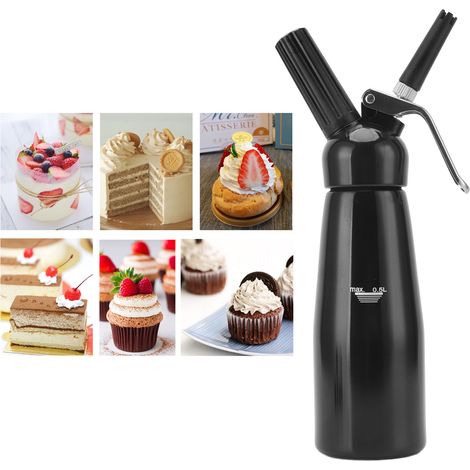 poche à douille épaisse en aluminium de 500 ml pour choux à la crème. (1/5)