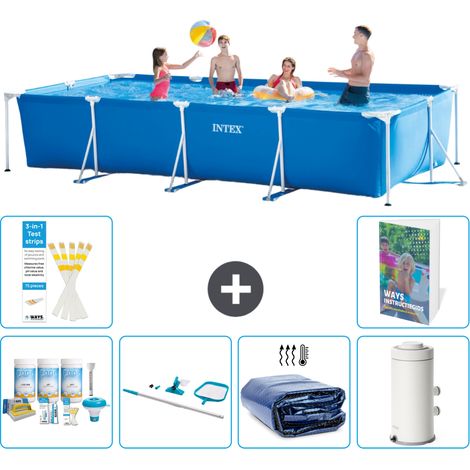 Rechteckiger Frame Pool - 450x220x84 cm - 7-teilig S93