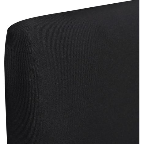 Housses extensibles de chaise 6 pcs Noir CFW500366 (1/4)