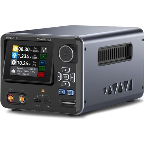 Alimentation CC réglable FNIRSI IPS3608 36 V 8 A 285 W pour laboratoire, avec régulateur de tension et de courant et interface USB Type-C (1/5)