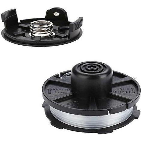 Compatible avec les tondeuses à gazon Makita Akkusense DUR181Z / DUR181RF / DUR181 : 1 bobine de fil + 1 capuchon de bobine + 1 ressort (1/5)