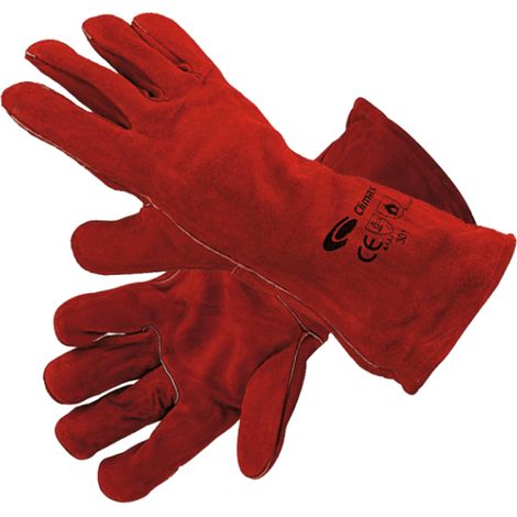 Guantes Soldador rojo 301 CLIMAX