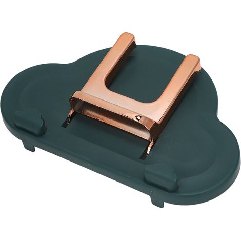 Support mural pliable pour sèche-cheveux - Rangement de salle de bain compact et pratique (1/5)
