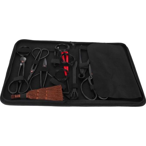 Kit di attrezzi per bonsai: taglia rami, taglia foglie, per potare foglie e radici.