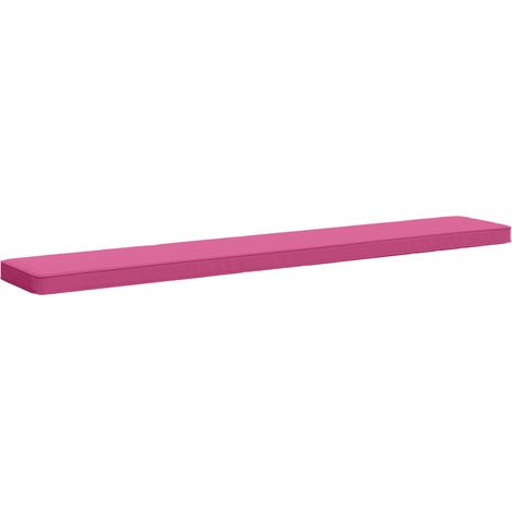 1-teiliges Bankkissen VUGHT 100 % Polyester Rosa vidaXL