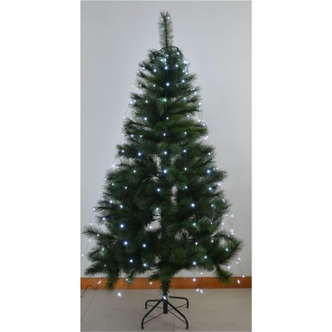 TENDA A LED PER ALBERO 240 LED BIANCO SU FILO RAME