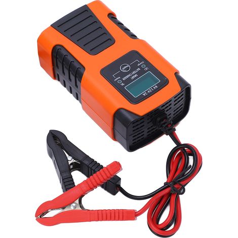 Intelligentes Ladegerät mit automatischer 3-stufiger Selbstschutzfunktion, LCD-Display, 100–240 V Wechselstrom, EU-Stecker (1/5)