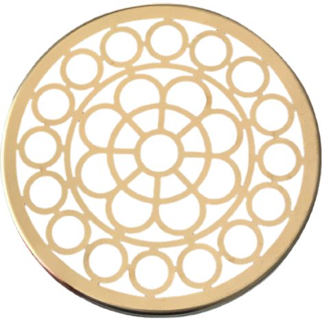 Mazagran Metall-Blumenständer mit Gittereinsatz für Einmachgläser, 3 Größen (10/12/15 cm), 1 Stück – Stabiler Dekoständer (1/5)