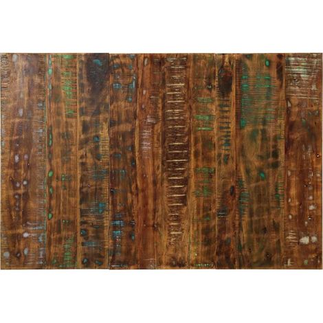 vidaXL Tête de lit multicolore 120 cm bois massif récupération