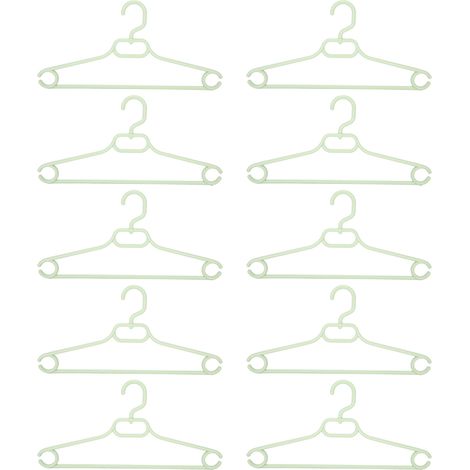 Cintres en Plastique Antidérapants Lot de 10 Crochets Muraux Adhésifs Blancs 6pcs Forte Adhérence Cuisine Salle de Bain (1/5)