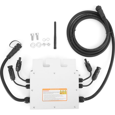 Onduleur Solaire 500W SG500MD Micro Onduleur Réseau, Écran LED, IP65 Étanche, 120V/230V avec Récepteur (1/5)