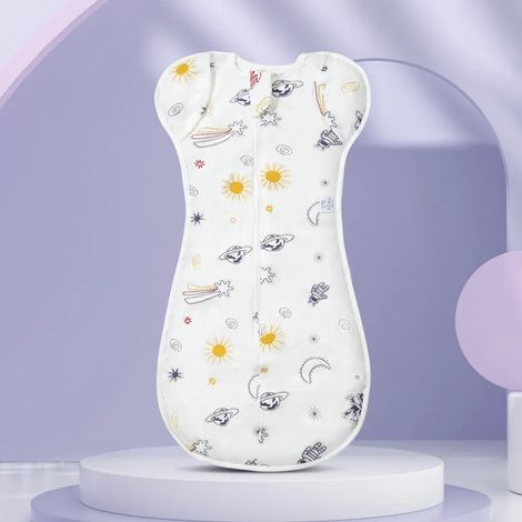 Sac de transition bébé anti-sursaut, lange bébé avec ourlet libre, gigoteuse bébé 3-6 mois, style 2 (1/4)