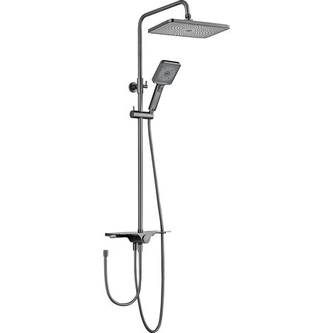 SCHÖNER WOHNEN-Kollektion Duschsystem VERINA mit Ablage, Duschstange mit Regendusche, Industrial (1/2)