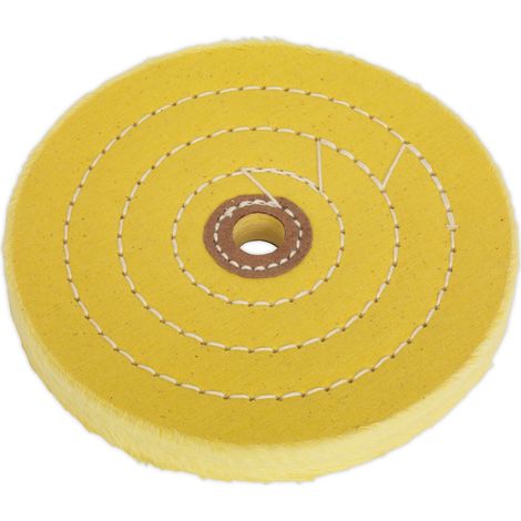 Sealey 150 x 13mm Buffing Wheel 13mm Bore - Coarse BG150BWC