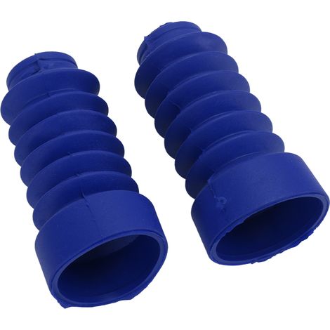 Lot de 2 cache-poussière en caoutchouc pour amortisseur avant de moto DIO 18/27/28/34/35 (bleu) (1/5)