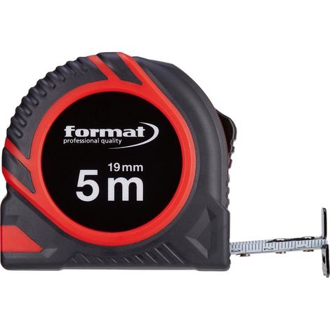 Taschenbandmaß 5mx19mm weiß FORMAT (1/5)