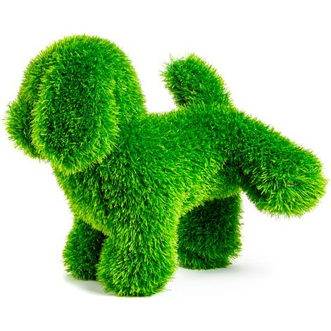 Figurine Chien Gazon Faura Décoration Extérieure Réaliste Et Originale - Faura
