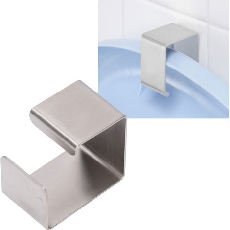 Crochets de lavabo pour le rangement des affaires de bébé et de jeune enfant, sans perçage, fixations murales en acier inoxydable 304 (1/5)