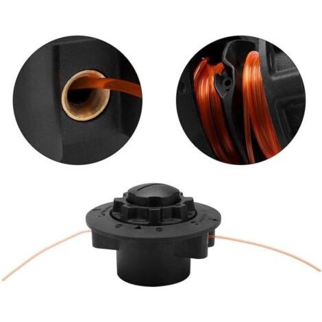 Tête de débroussailleuse universelle, tête de coupe-bordures compatible avec la plupart des débroussailleuses, telles que Stihl Autocut-AquaForge. (1/3)