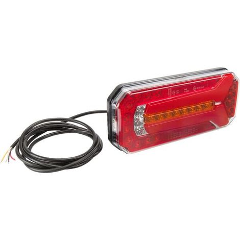 Fanale posteriore multifunzione LED'rettangolare 12/24V 236x104x61,5 mm UNIVERSALE UNIVERSALE LA40053 (1/5)