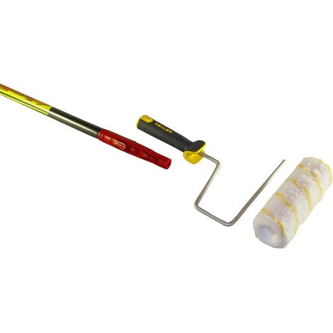 Nespoli 956891 - Set rullo per pittura, antigoccia, con asta, 2 pezzi