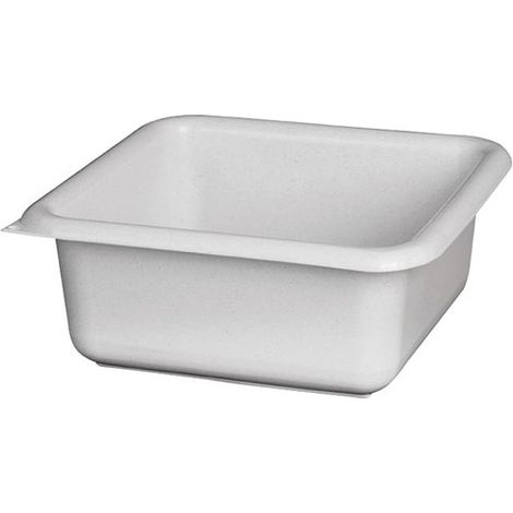 ALUMINIUM ET PLASTIQUE CUVETTE CARRÉE 29CM 5.5L GRIS PA. RIVCCA29