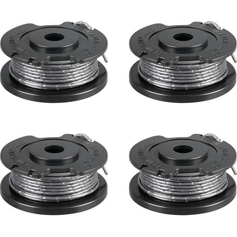 Ersatzspule F016800569 für Bosch ART 23SL 26SL Freischneider, 1,65 mm, 5 m (4 Spulen)