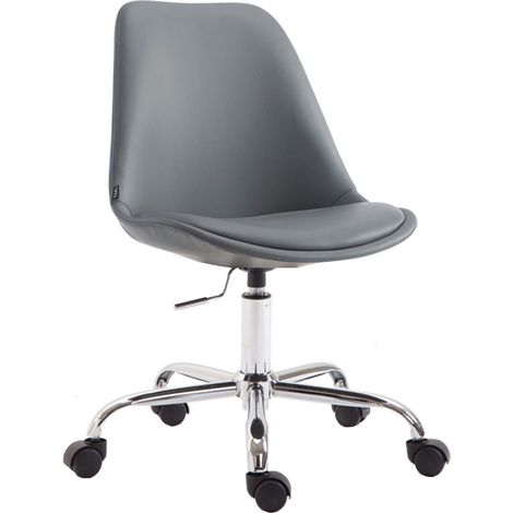 Chaise de bureau Toulouse similicuir Gris