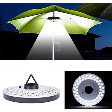Lampe portative extérieure de tente Camping 48 LED avec le crochet lumière parapluie Patio pour jardin (1/5)