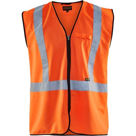Gilet da lavoro con zip alta visibilità 3029 - Arancione fluorescente XXL/3XL (1/4)