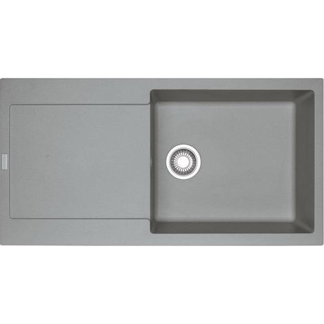 Franke Einbauspüle Maris MRG 611-97 XL Fragranit+ Steingrau, Excenterbedienung (Druckknopf) (1/3)