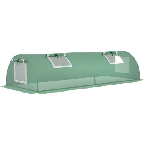 Serre Tunnel - 200 cm x 80 cm x 45 cm - Résistante Aux Intempéries Et Aux UV - Pour Jardin Extérieur - 1 Pièce (1/5)