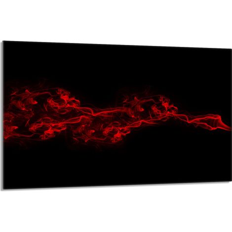 Glasschutzplatte für Herd 80x52 Schwarz (1/5)