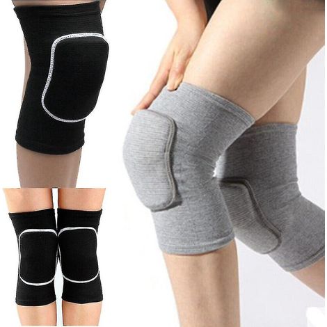 Genouillères de chantier professionnelles pour le travail et le sport - Taille XS - Noir (1/5)
