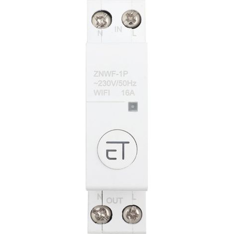Disjoncteur WIFI Intelligent, commutateur de télécommande pour boîte de Distribution 1P AC230V IP20 (1/5)