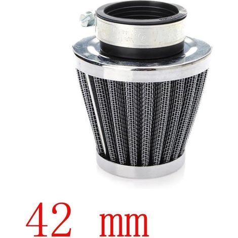 Cold Air Filter Breather Crankcase Turbo Fan 42mm Mini Blue for Car Motorcycle