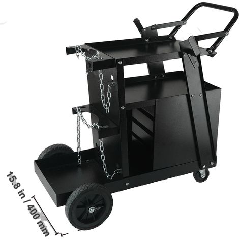 Chariot de soudage, design à 2 niveaux, 4 tiroirs, WT-78-A (1/2)
