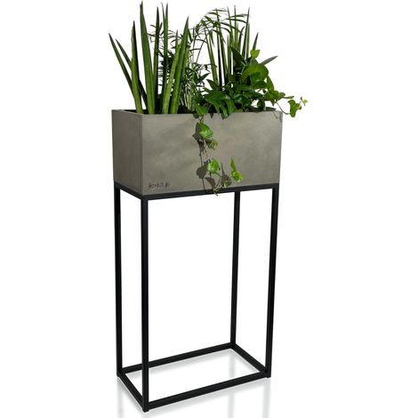 LOFT FIORINO Blumenständer grau 42x22x80 cm (1/5)