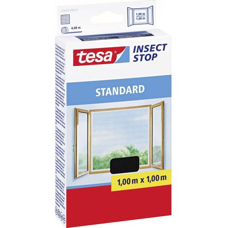 tesa STANDARD 55670-00021-03 Zanzariera (L x A) 1000 mm x 1000 mm Antracite 1 pz.