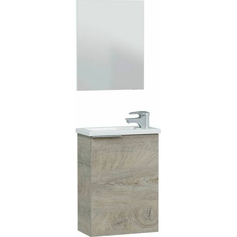 Mobile bagno rovere con un ripiano interno. Mobili bagno (1/5)
