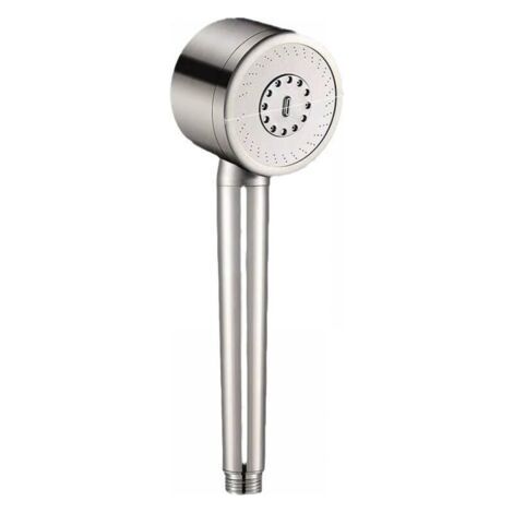 All Metal High Pressure Shower Head in 304 Stainless Steel, Water Saving Shower Head, Anti Limescale Shower Head 3 Spray Modes (1/4)