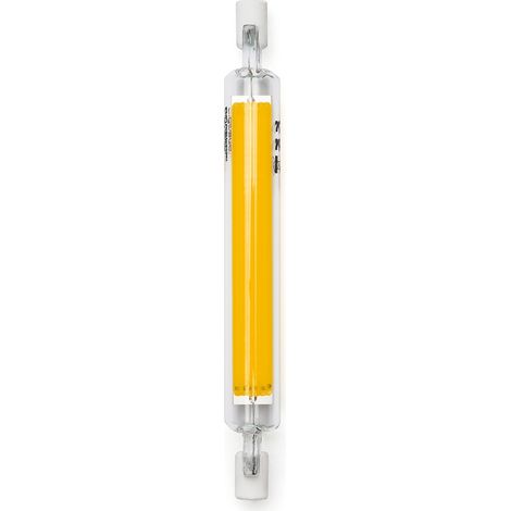 Lampadina Led R7S Lineare 118mm 9W COB in vetro Bianco caldo 3000K Aigostar (1/4)